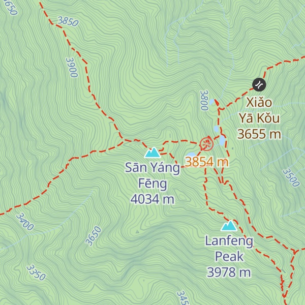 Map of Sān Yáng Fēng