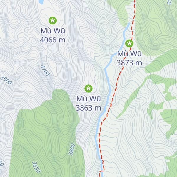 Map of Mù Wū