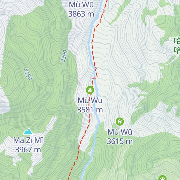 Map of Mù Wū