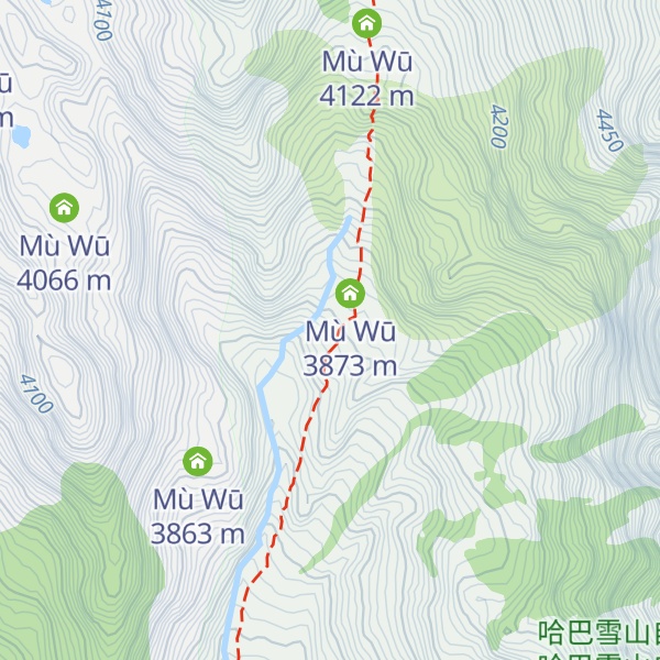 Map of Mù Wū