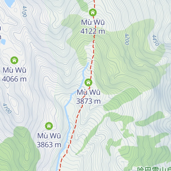 Map of Mù Wū