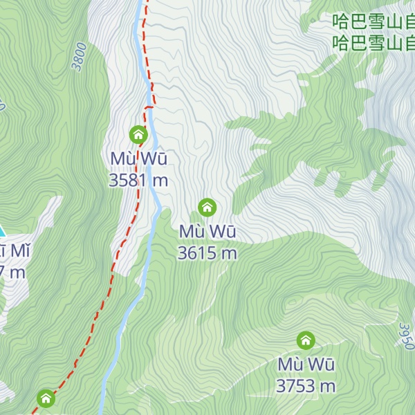 Map of Mù Wū
