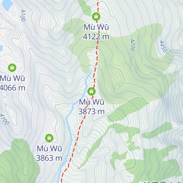Map of Mù Wū
