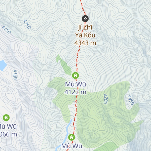 Map of Mù Wū