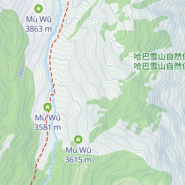 Map of Mù Wū