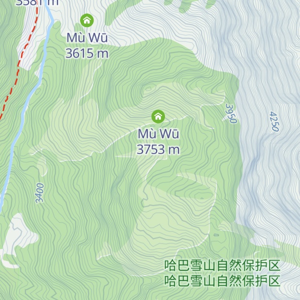 Map of Mù Wū