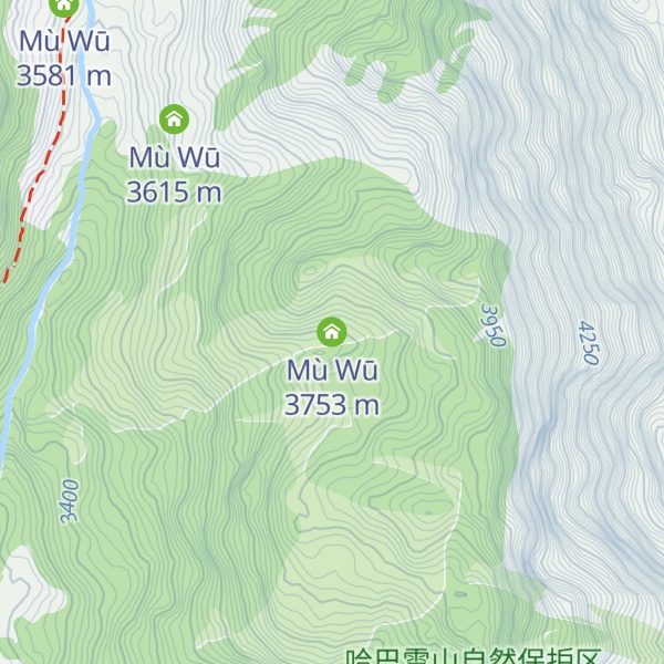 Map of Mù Wū