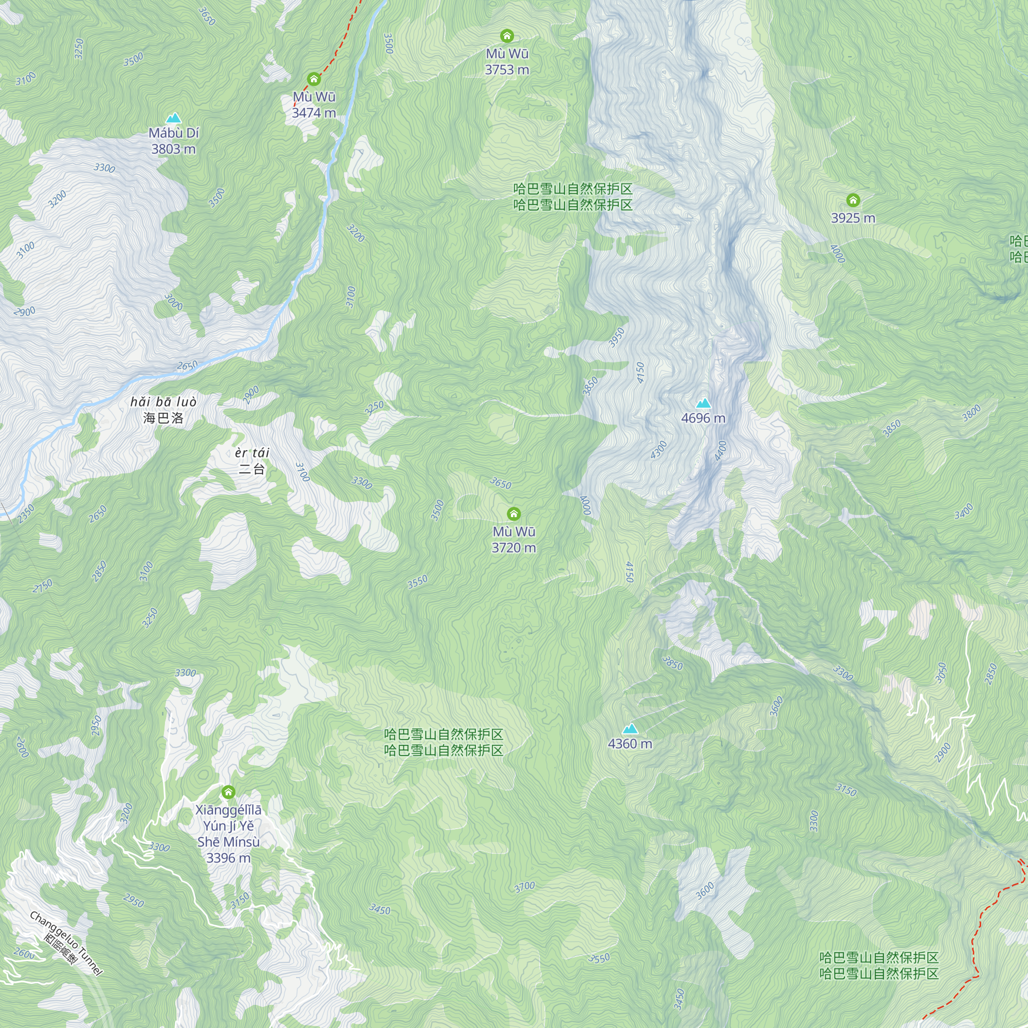 Mù Wū map
