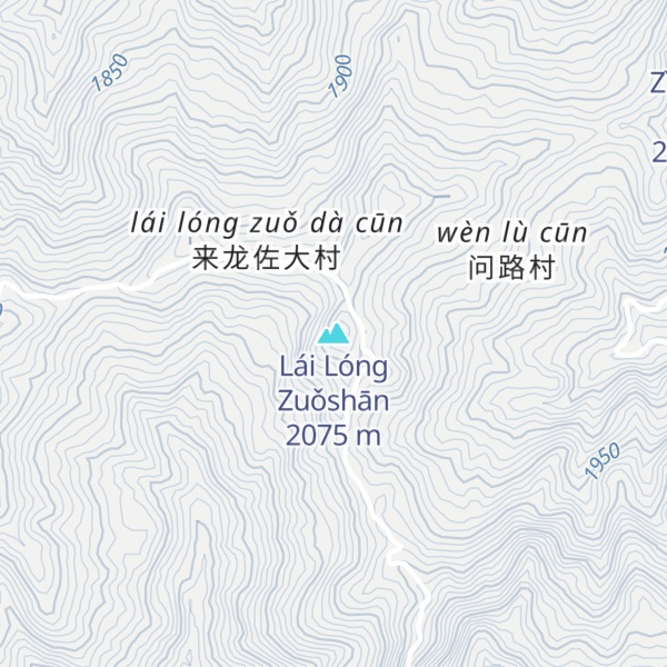 Map of Lái Lóng Zuǒshān