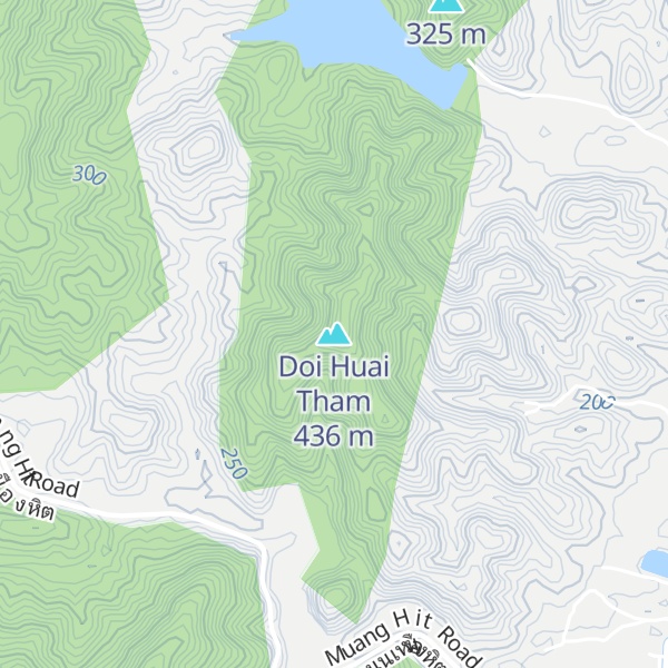 Map of Doi Huai Tham