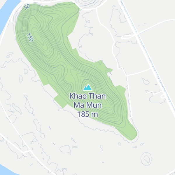 Map of Khao Than Ma Mun