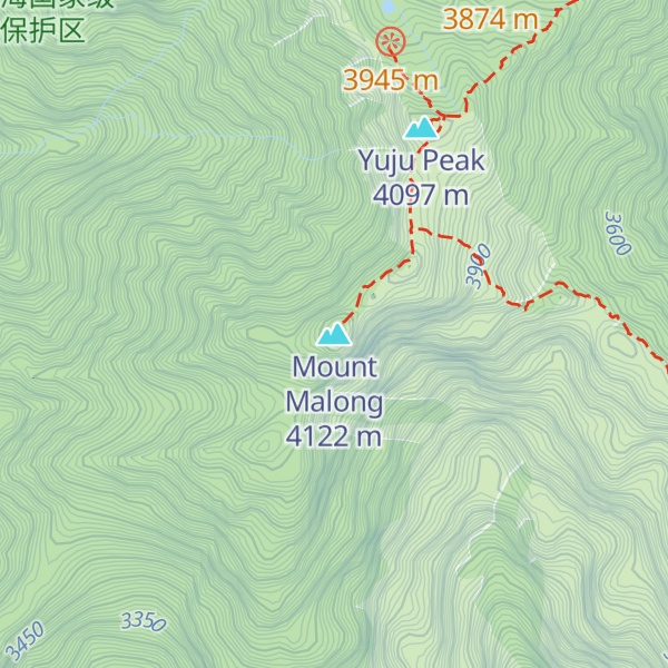 Map of Mount Malong