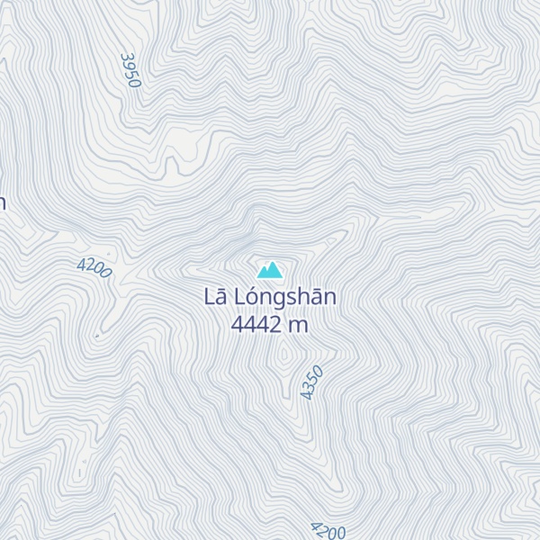 Map of Lā Lóngshān
