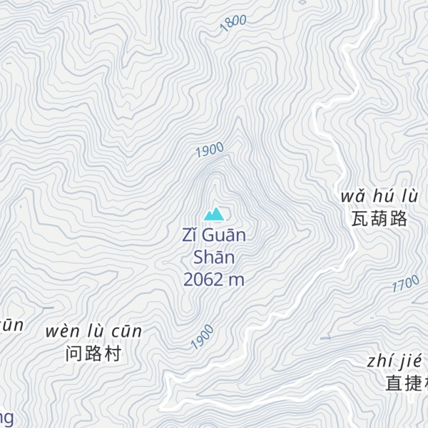 Map of Zǐ Guān Shān