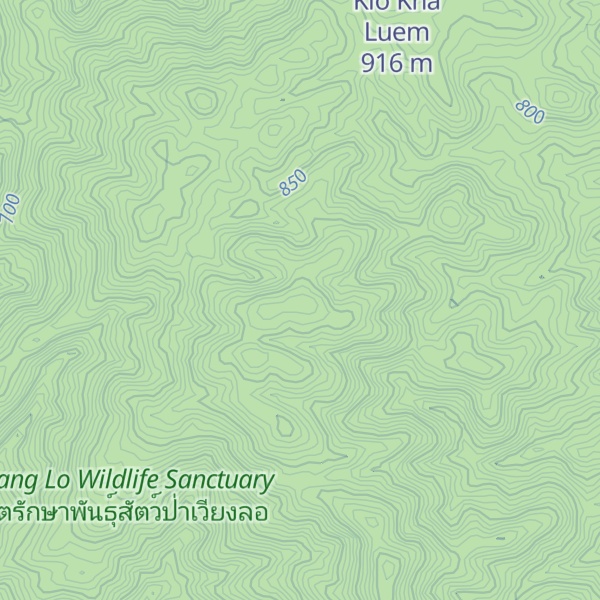 Map of Doi Khun Huai Thuan