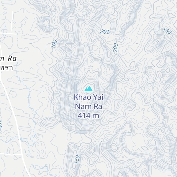 Map of Khao Yai Nam Ra