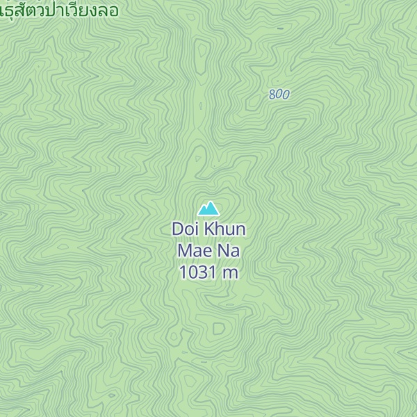 Map of Doi Khun Mae Na