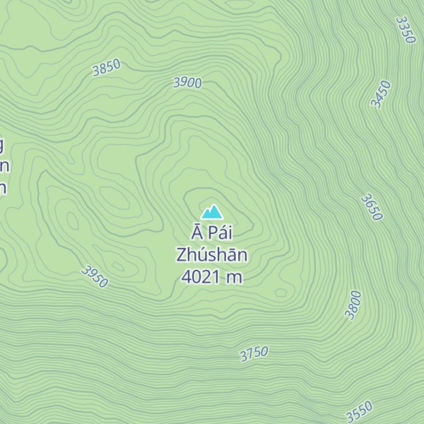 Map of Ā Pái Zhúshān