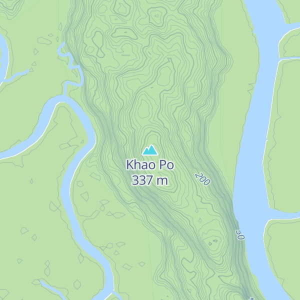 Map of Khao Po
