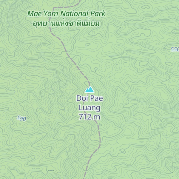 Map of Doi Pae Luang