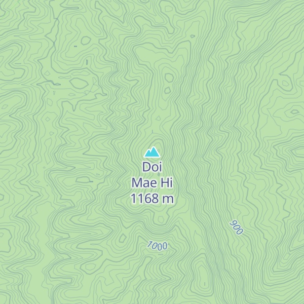 Map of Doi Mae Hi