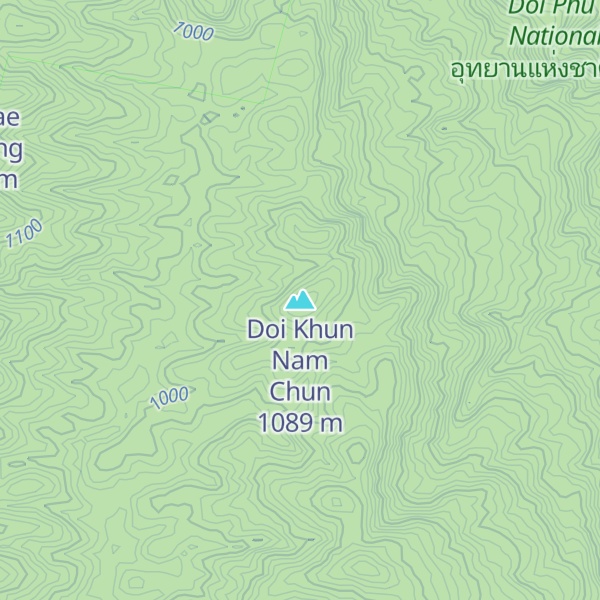 Map of Doi Khun Nam Chun