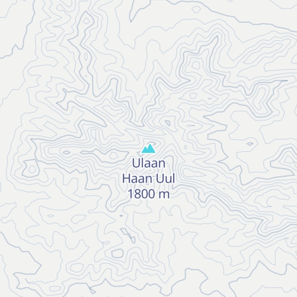 Map of Ulaan Haan Uul