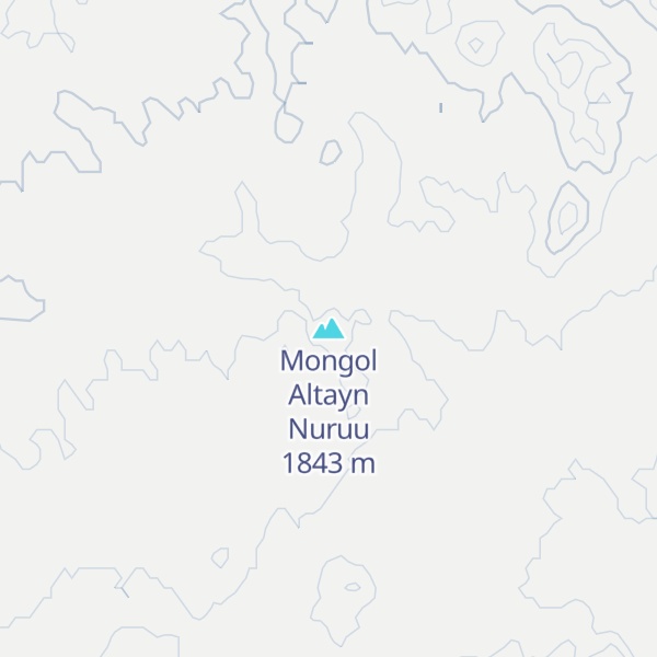 Map of Mongol Altayn Nuruu