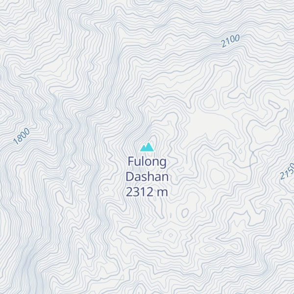 Map of Fulong Dashan