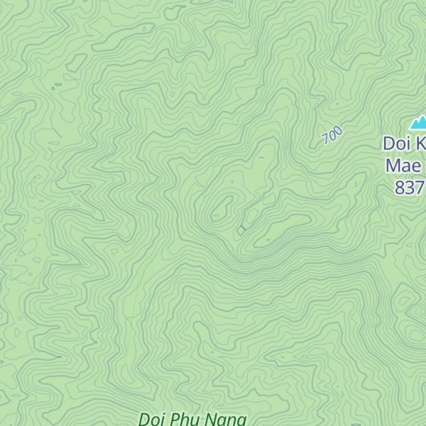 Map of Doi Khun Nam Mao