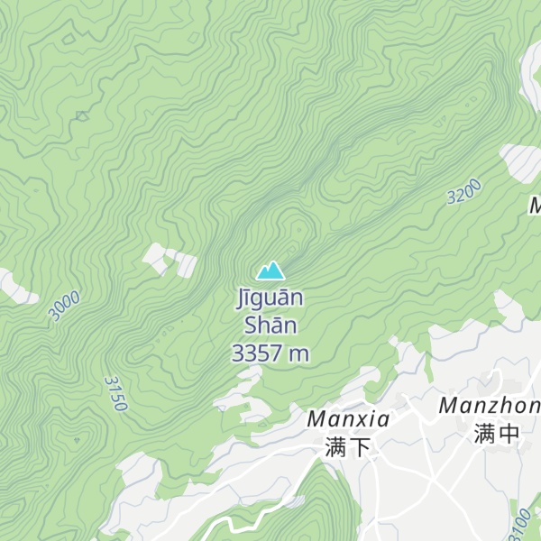Map of Jīguān Shān