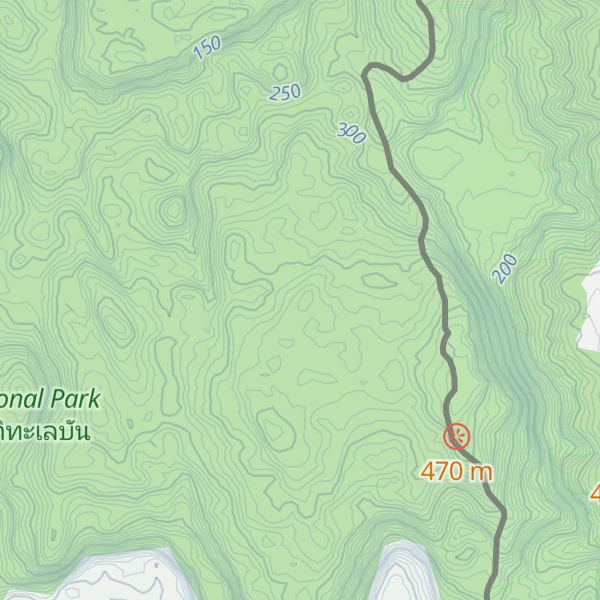 Map of Khao Wang Ku Nong