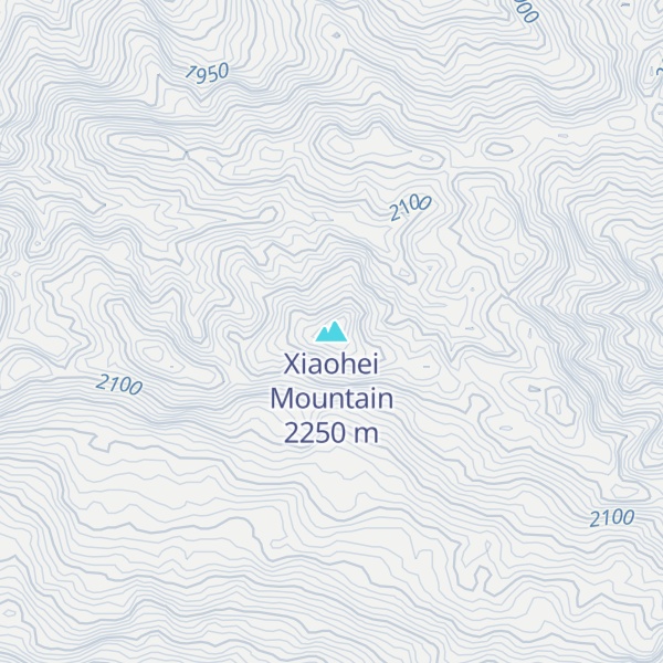 Map of Xiaohei Mountain