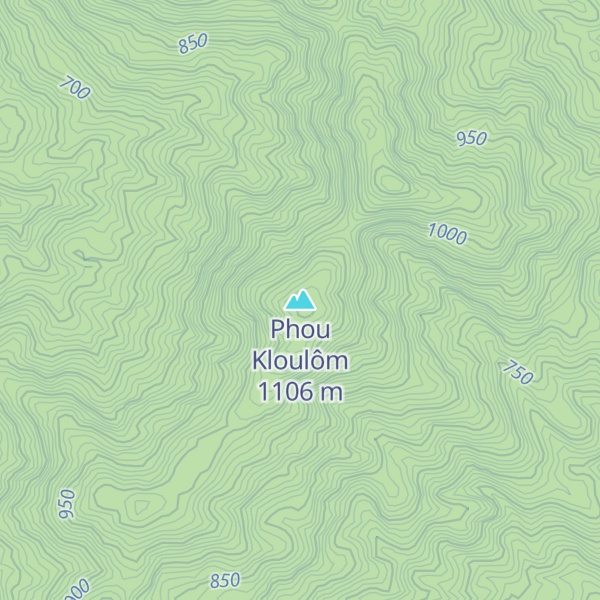 Map of Phou Kloulôm
