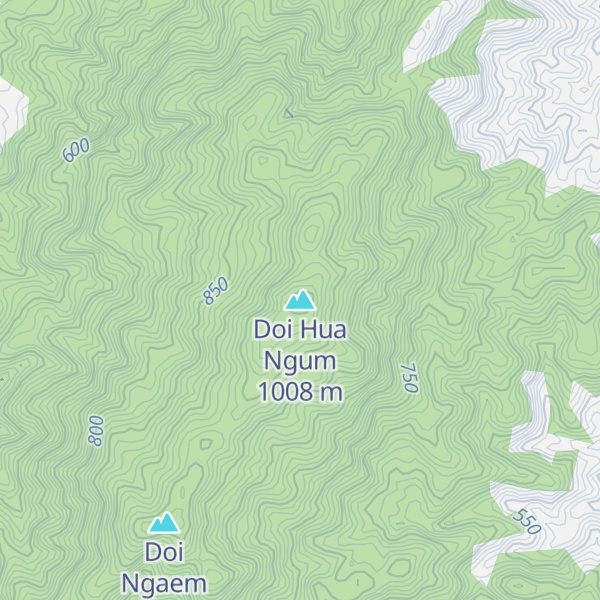 Map of Doi Hua Ngum