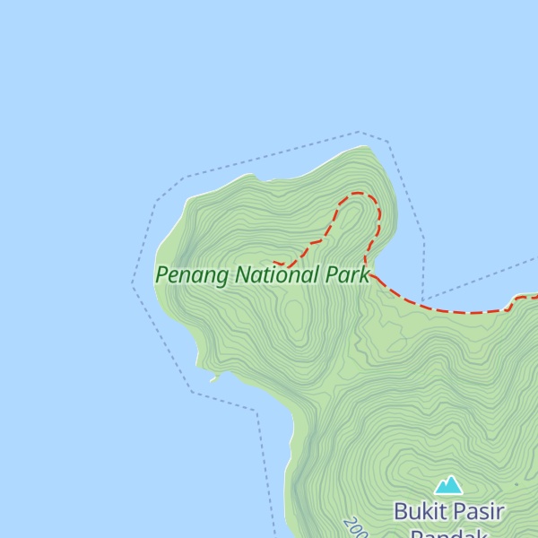 Map of Bukit Telaga Batu