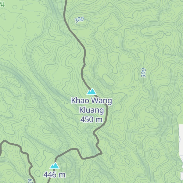 Map of Khao Wang Kluang