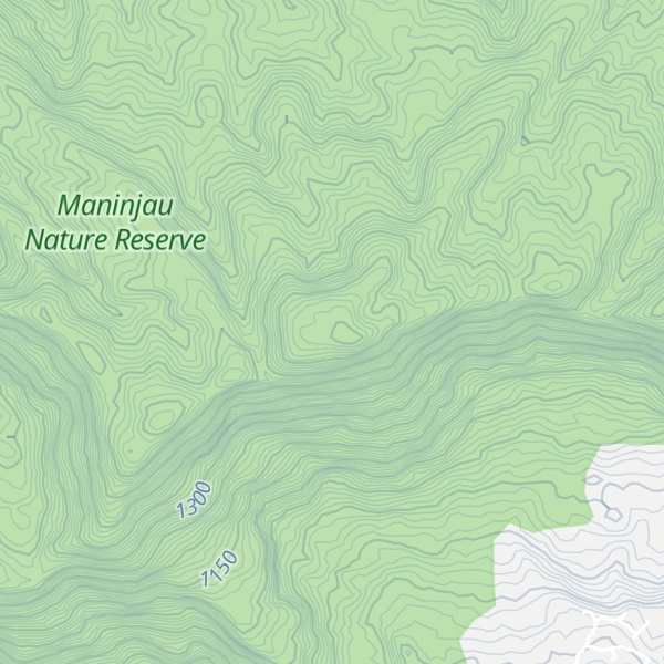 Map of Gunung Gadang
