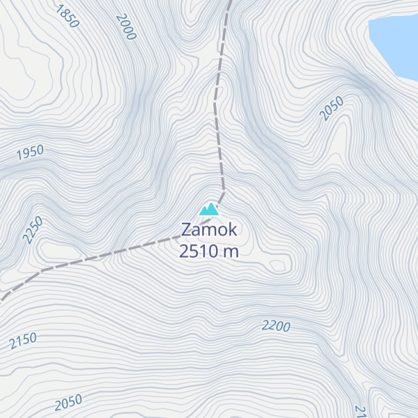 Map of Zamok