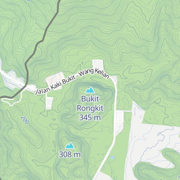 Map of Bukit Rongkit