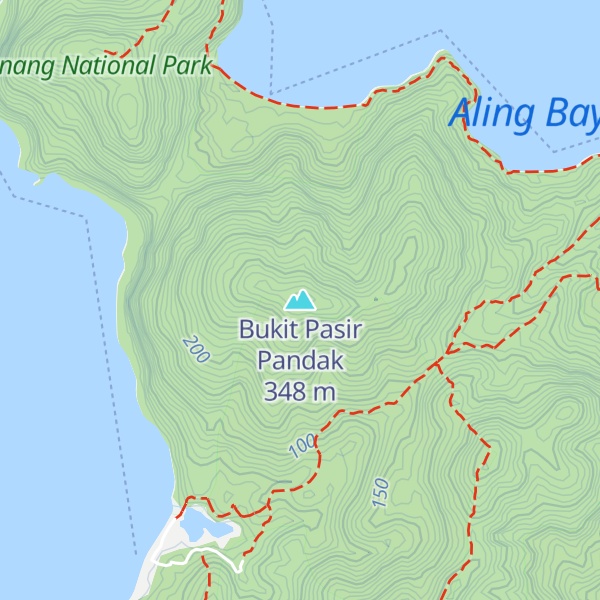 Map of Bukit Pasir Pandak