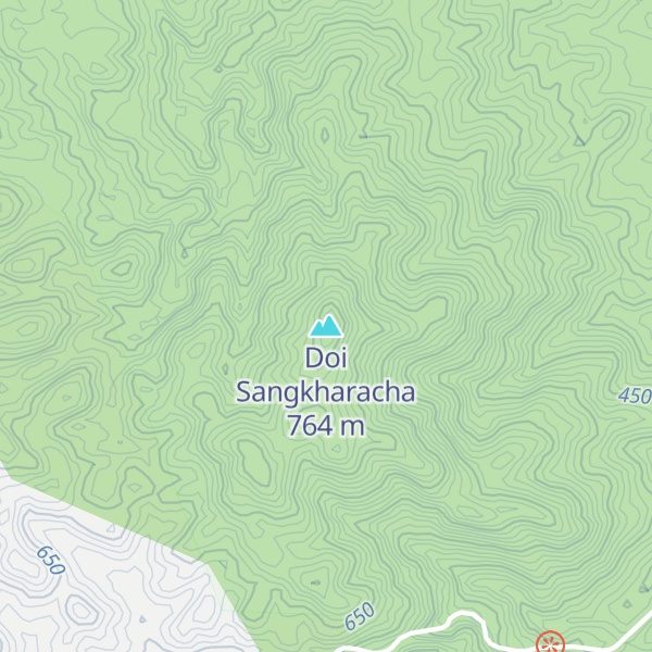Map of Doi Sangkharacha