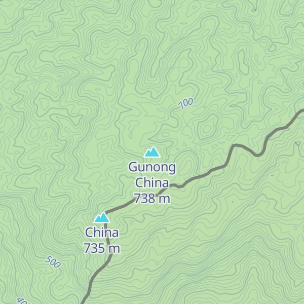 Map of Gunong China