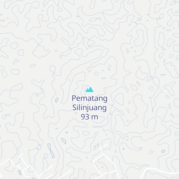 Map of Pematang Silinjuang