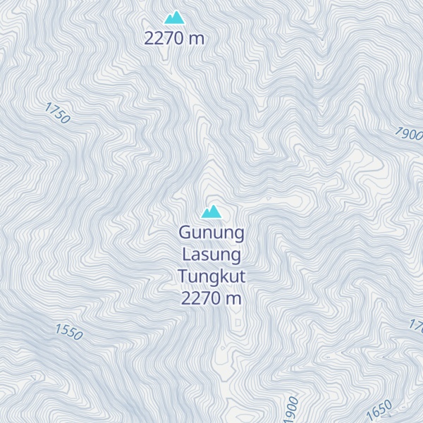 Map of Gunung Lasung Tungkut