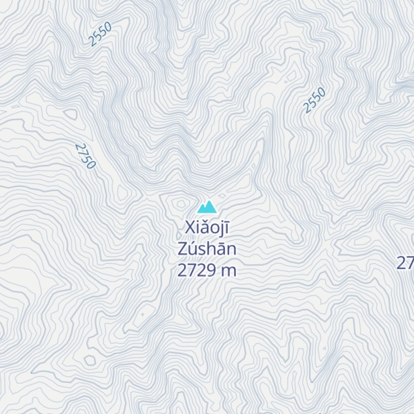 Map of Xiǎojī Zúshān