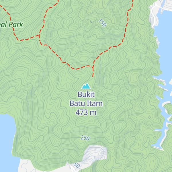 Map of Bukit Batu Itam