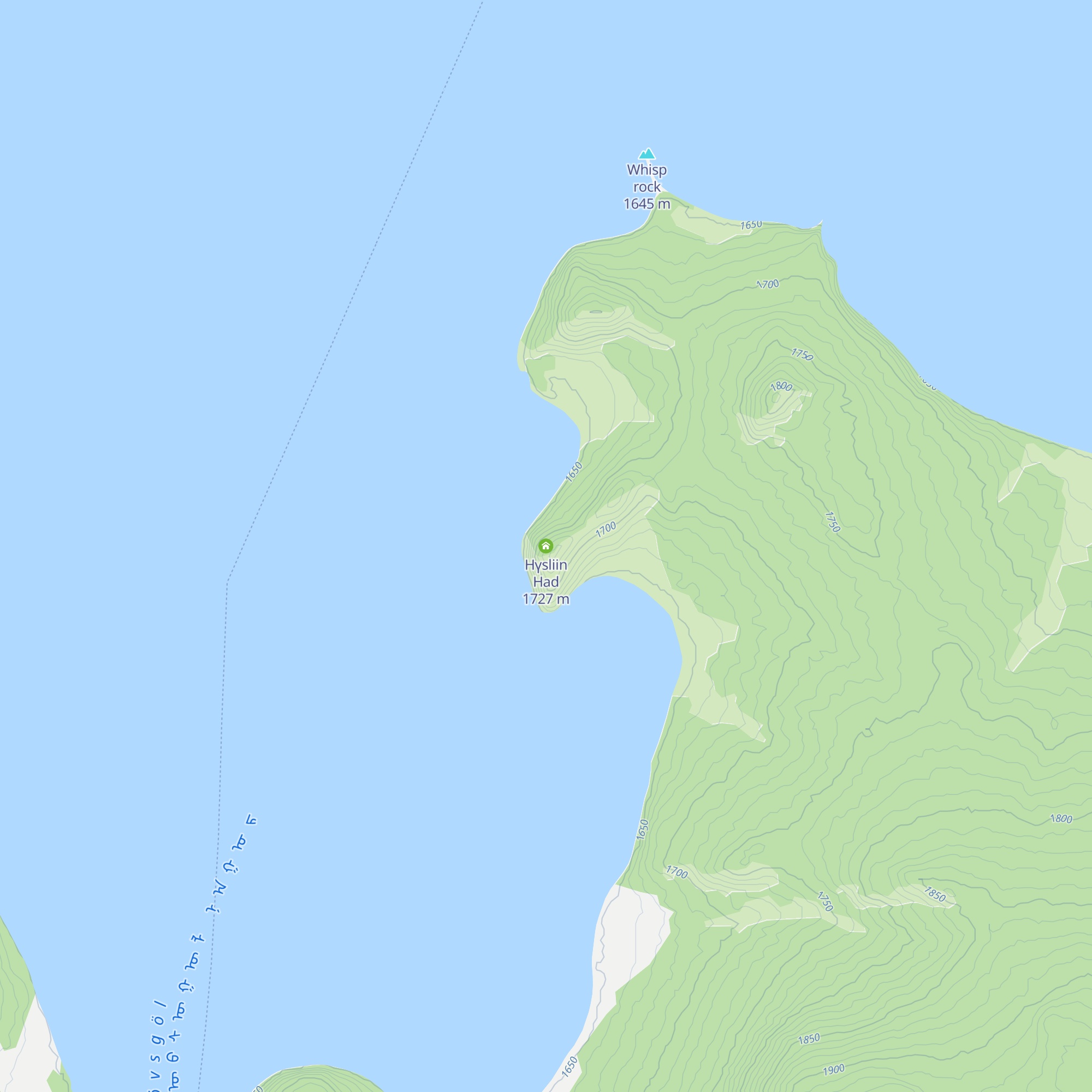 Hүsliin Had map