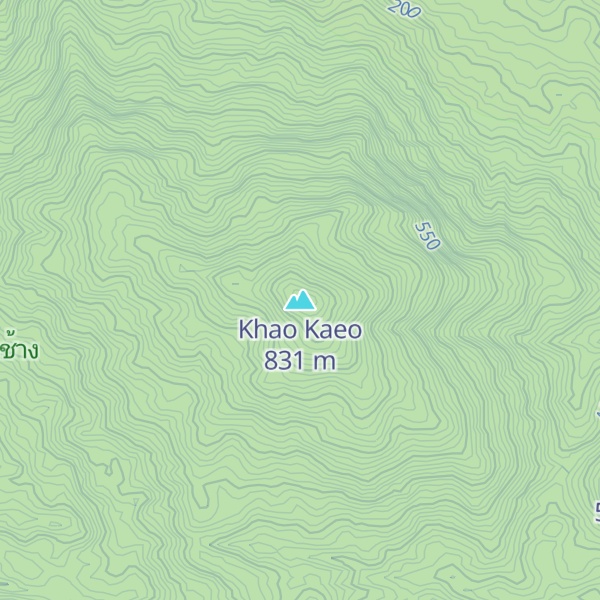 Map of Khao Kaeo