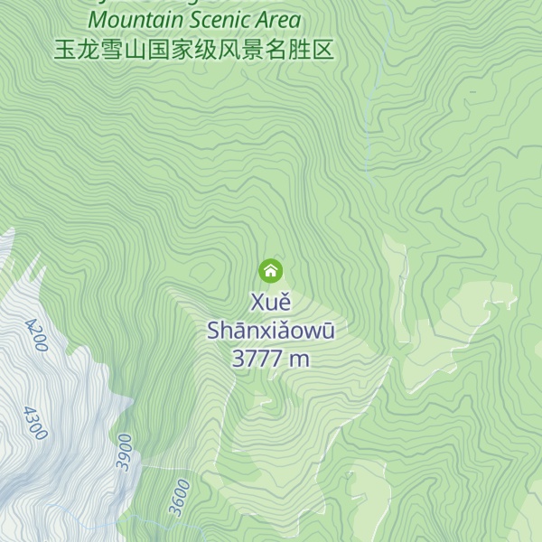 Map of Xuě Shānxiǎowū